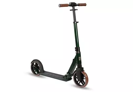 Самокат SHULZ 200 B, регулируемый, двухколесный, green/зеленый, 2020