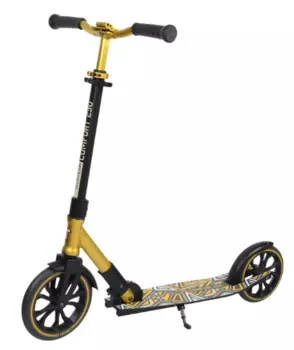 Самокат Tech Team Comfort 230R, складной, подрастковый, двухколесный, золотой, NN003960