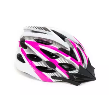 Шлем велосипедный TRIX, кросс-кантри, 25 отверстий, розово-белый, PNY20(L)WHITE-PINK