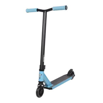 Самокат Tech Team Vespa, 1/4, детский, имитация трюкового, голубой, NN002604)