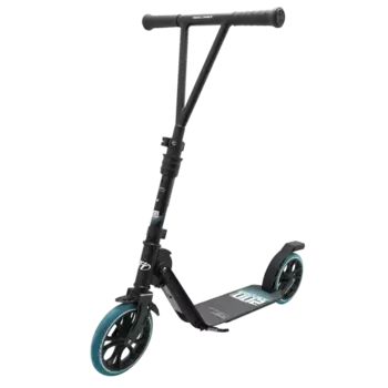 Самокат TechTeam Astor 200, 2-х колесный, складной, черный/синий, TT000127