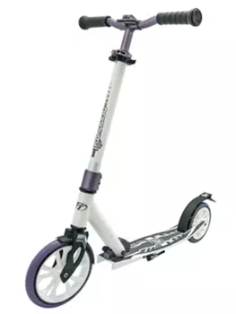 Самокат TechTeam Jogger 210, двухколесный, 200 мм, белый-фиолетовый, TT002013