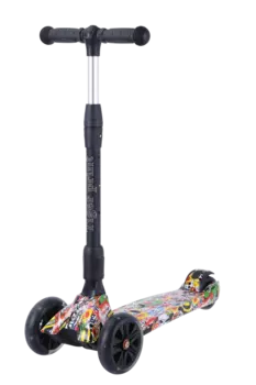 Самокат TechTeam Tiger print, детский, трехколесный, микс, 2021, TT002057