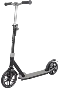 Самокат TechTeam Tracker 230, двухколесный, 230 мм, черный-серый, 2021, TT002045