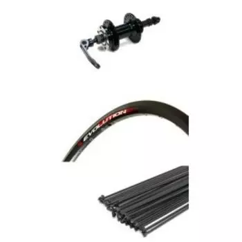 Колесо ALEXRIMS, 27.5", обод AlexRims EVOLUTION, заднее, под дисковый тормоз, под трещотку, чёрный, J19_27.5"_12479