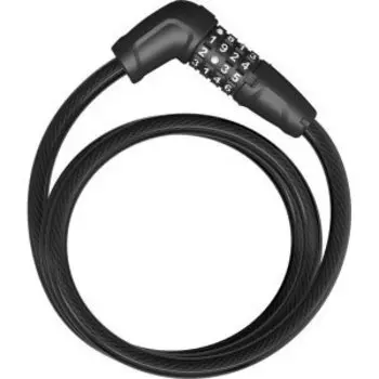 Велозамок ABUS 6412C/120см BK Tresor, тросовый, 12мм, кодовый, класс защиты 4/15, 450гр, черный, 05-0063489