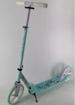 Самокат Vinca Sport, складной, PUколеса 200мм,алюминий+сталь, ABEC 7, бирюзовый, VSP 10 Dreams