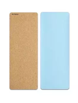 Коврик для йоги и фитнеса Atemi, AYM043, TPE, пробка, 173х61х0,4 см