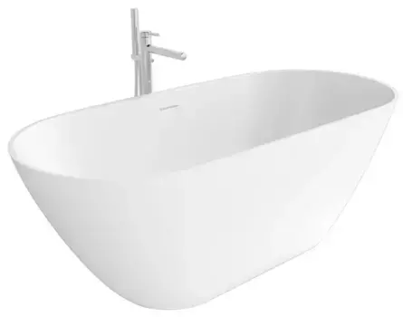 Ванна из искусственного камня «Whitecross» Coral X 170/77 с сифоном белая матовая