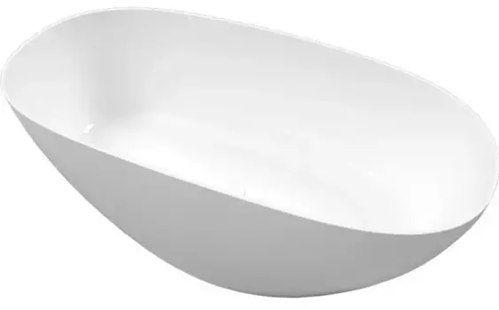 Ванна из искусственного камня «Whitecross» Onyx A 160/75 белая матовая