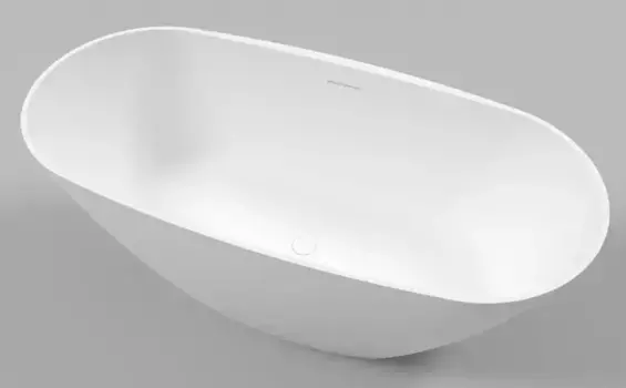 Ванна из искусственного камня «Whitecross» Onyx X 160/75 с сифоном белая матовая