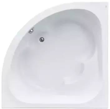 Ванна акриловая «Santek» Канны 150/150 без опор без сифона белая