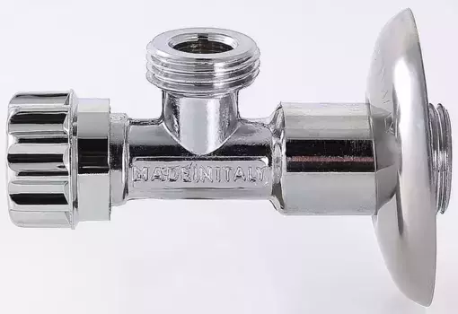 Вентиль бытовой «Valtec» VT.281.GBC.0404 1/2"-1/2" НР-НР хром