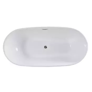 Ванна акриловая «Vincea» VBT-408-1800 180/82 с ножками с сифоном белая