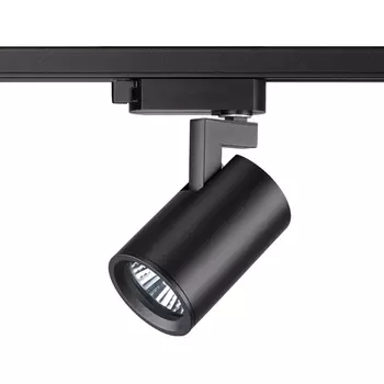 Светильник трековый однофазный трехжильный IP20 50W 220V NT19 черный Novotech Gusto 370647