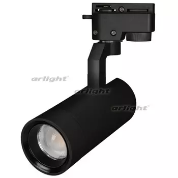 Трековый однофазный светильник светодиодный LGD-GELIOS-2TR-R67-20W Day4000 (BK, 20-60 deg, 230V) (Arlight, IP20 Металл) 031237