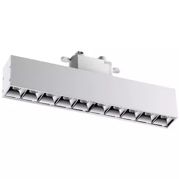 Cветильник светодиодный трековый однофазный трехжильный IP20 4000K 16W 220V NT22 белый Novotech Iter 358858