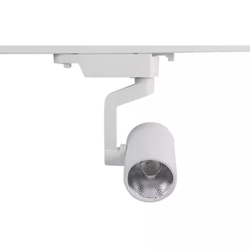 Трековый светильник однофазный 220V светодиодный SWG TL55-WH-07-NW