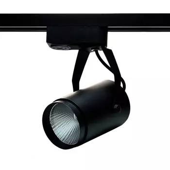 Трековый светильник однофазный 220V светодиодный Imex Трек-1-Black IL.0010.2162