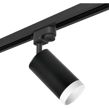 Трековый светильник однофазный 220V (214437+592057+203436) Lightstar RULLO R1T4373436