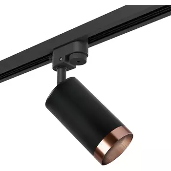 Трековый светильник однофазный 220V (214437+592057+203430) Lightstar RULLO R1T437430