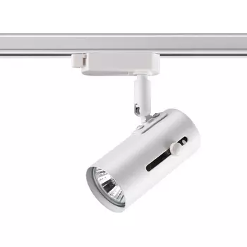 Светильник трековый однофазный трехжильный IP20 50W 220V NT19 белый Novotech Pipe 370413