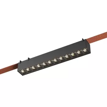 Трековый ременной светильник ST Luce Band ST455.436.12 черный LED 1*12W 3000K 48V