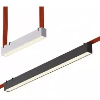 Трековый ременной светильник ST Luce Band ST456.436.24 черный LED 1*24W 3000K 48V