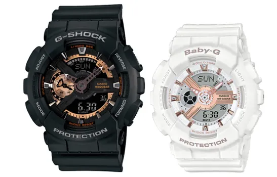 CASIO Часы унисекс парные Table Series Black Watch
