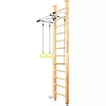 Шведская стенка Kampfer Helena Ceiling №1 Натуральный Стандарт белый антик турник
