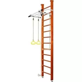 Шведская стенка Kampfer Helena Ceiling №4 Вишневый Стандарт белый антик турник