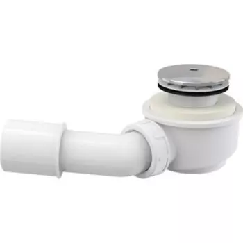 Сифон для душевого поддона AlcaPlast D50 заниженный, хром (A471CR-50 / AG210252150)