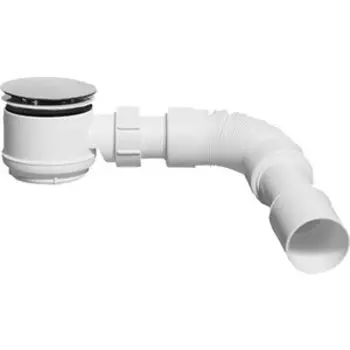 Сифон для душевого поддона McAlpine D40/50 с гофрой (MRS6C-SLF-65)