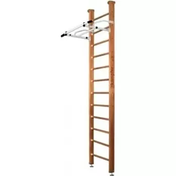 Шведская стенка Kampfer Swedish Ceiling №2 Ореховый Высота 3 м белый турник