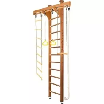 Шведская стенка Kampfer Wooden Ladder Ceiling №2 Ореховый Высота 3 м