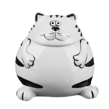MILLIMI Милый котик Сахарница с ложкой, 200мл, керамика