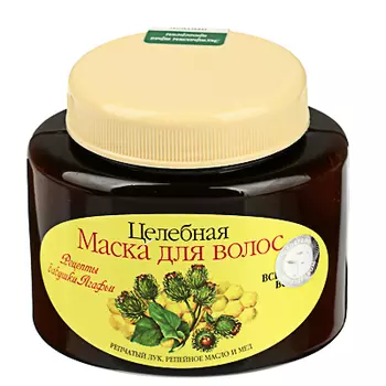 Маска для волос Рецепты бабушки Агафьи "лук, масло, мед", 250 мл