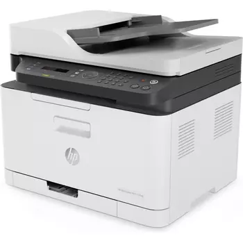 МФУ лазерный HP Color Laser 179fnw, A4, цветной, 18стр/мин (A4 ч/б), 4стр/мин (A4 цв.), 600x600 dpi, АПД-40 листов, факс, сетевой, Wi-Fi, USB (4ZB97A)