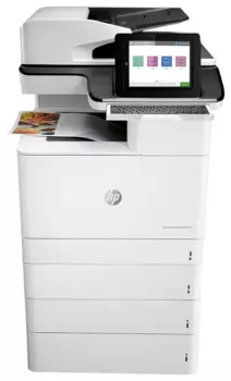 МФУ лазерный HP Color LaserJet Enterprise Flow MFP M776z, A3, цветной, 46стр/мин (A4 ч/б), 46стр/мин (A4 цв.), 26стр/мин (A3 ч/б), 26стр/мин (A3 цв.), 1200x1200dpi, дуплекс, ДАПД-200 листов, факс, сетевой, Wi-Fi, USB (3WT91A)
