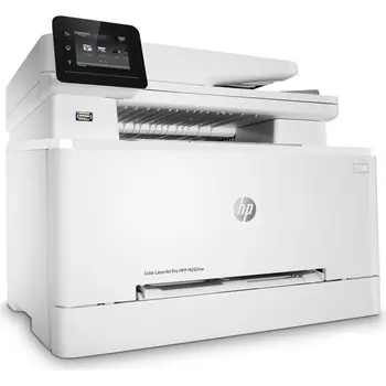 МФУ лазерный HP Color LaserJet Pro M282nw, A4, цветной, 21стр/мин (A4 ч/б), 21стр/мин (A4 цв.), 600x600dpi, АПД-35 листов, сетевой, Wi-Fi, USB (7KW72A)