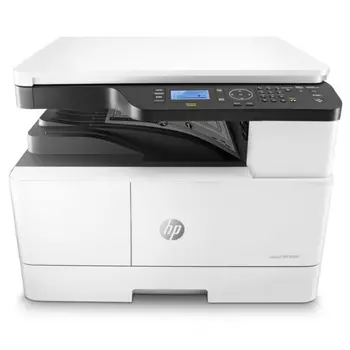 МФУ лазерный HP LaserJet M438n, A3, ч/б, 22стр/мин (A4 ч/б), 1200x1200dpi, сетевой, USB (8AF43A)