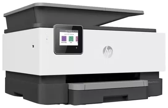 МФУ струйный HP OfficeJet Pro 9010, A4, цветной, 22стр/мин (A4 ч/б), 18стр/мин (A4 цв.), 1200x1200dpi, дуплекс, ДАПД-35 листов, факс, USB (3UK83B)