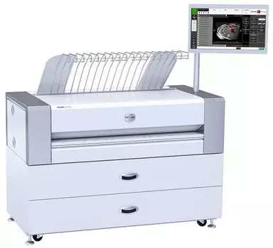 МФУ электрографический ROWE ecoPrint i4, A0, 1-но цветный, 1200x600dpi, сетевой, USB, в комплекте Scan 450i, тонер, девелопер (RM50000101100)