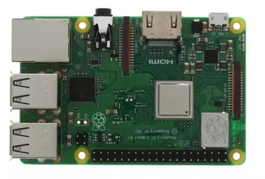 Микрокомпьютер Raspberry Pi 3 Model B+ , Broadcom BCM2837B0 1.2 ГГц, 1Gb LP-DDR2 MicroSD, GLAN, WiFi, BT, HDMI (ELSP-41006)