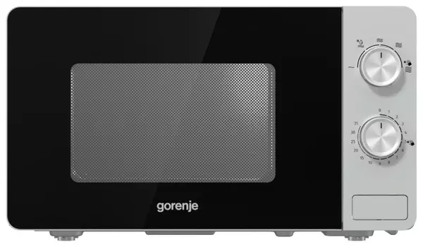 Микроволновая печь Gorenje MO20E1S 20 л, 800 Вт, серебристый (MO20E1S)