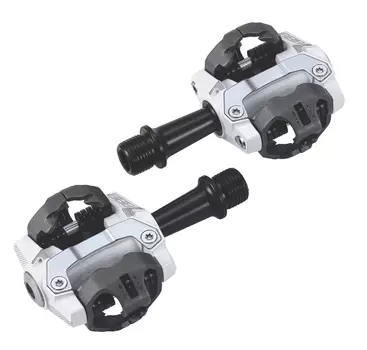 Педали велосипедные BBB clipless ForceMount crmo axle, белый, сталь, BPD-14_white