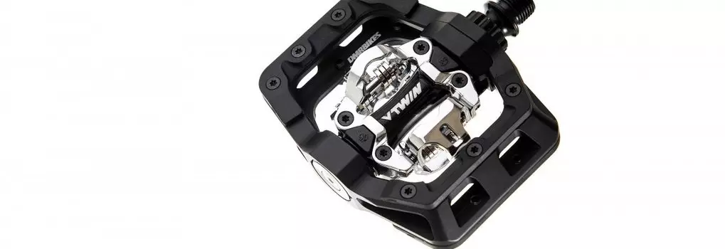 Педали велосипедные DMR V-Twin, алюминий, контактные, черный, DMR-VTWIN-K