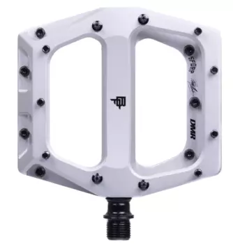 Педали велосипедные DMR Vault Brendog Signature, белый, DMR-VAULT-S-BREN