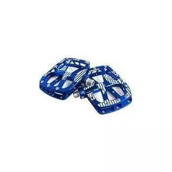 Педали велосипедные E Thirteen Plus Flat Pedal, Aluminum Body 22 Pins, Blue, PD2UPA-102