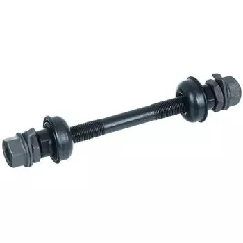 Ось велосипедная STG, с подшипниками, для втулок SF A03F 28H, O.L.D. 100 мм, AXLE S45C 3/8"; под эксцентрик, Х99026